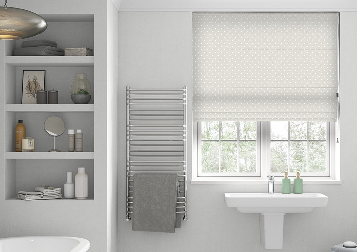 Full Stop, Silver - Roman Blind - Image 3